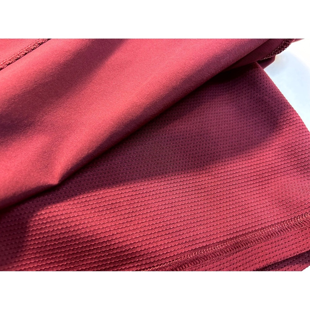 Athleta Soho Skort Wine Maroon Short + Skirt Zip Pockets Stretch Plus Size 16 - Picture 10 of 12